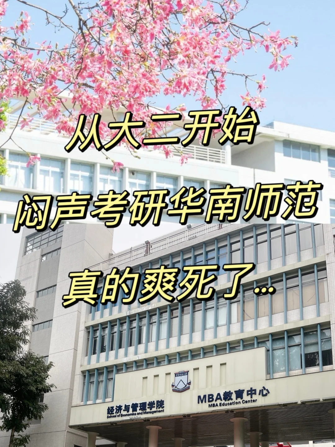 从大二开始闷声考研华南师范💥真的爽死了