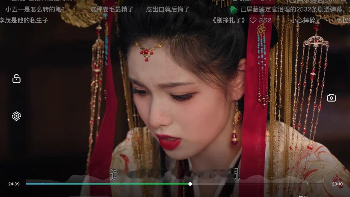 艾米脱妆了？刚在看雀骨，结果发现艾米鼻翼脱妆了，怎么回事啊！ 当时剧组没人发现吗