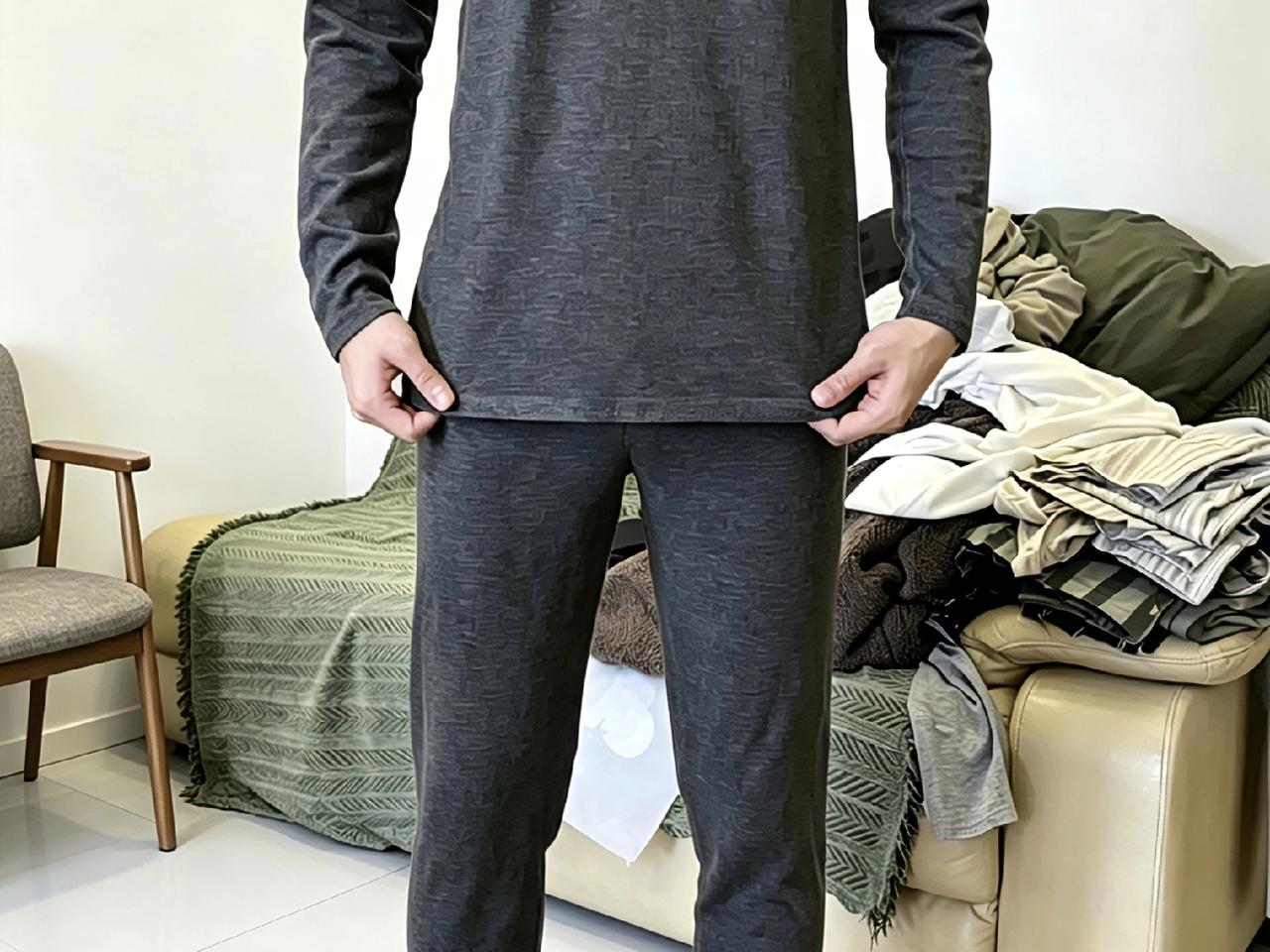 今天阴天，天气降温了，有点冷，本来都把秋裤脱了，今天又拿出来穿上了。我打开手机一