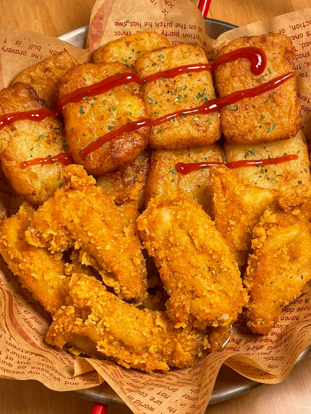 完美复刻薯饼炸鸡双拼，朋友让我原地开店🤣
