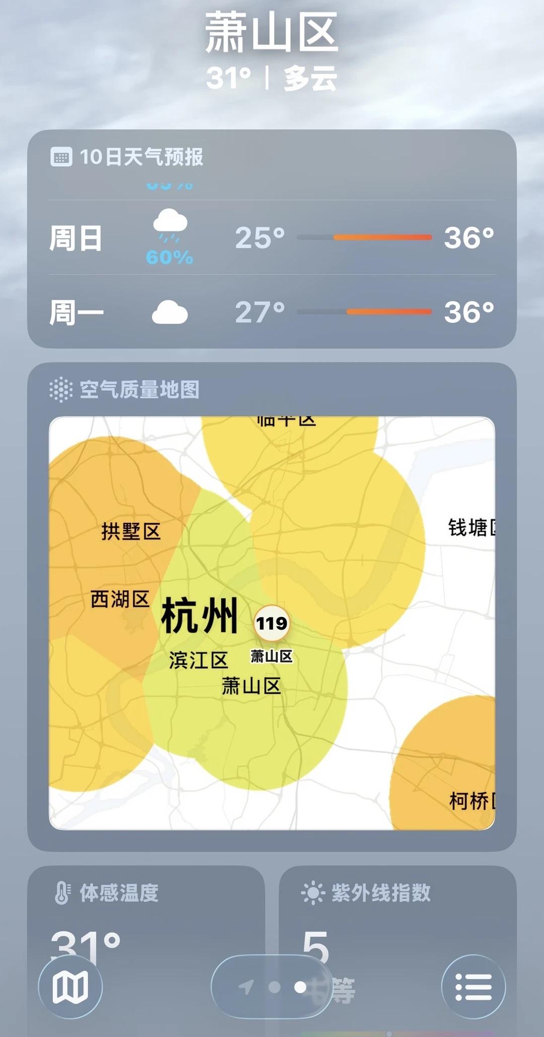 杭州的空气质量比上海北京苏州金华都差啊
杭州空气质量 空气质量