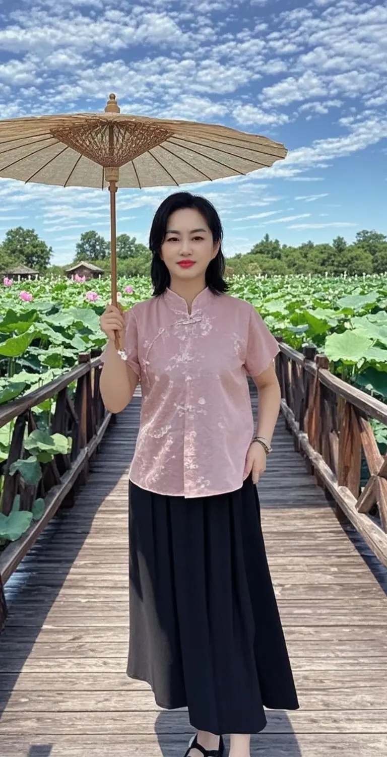 穿搭  中式穿搭