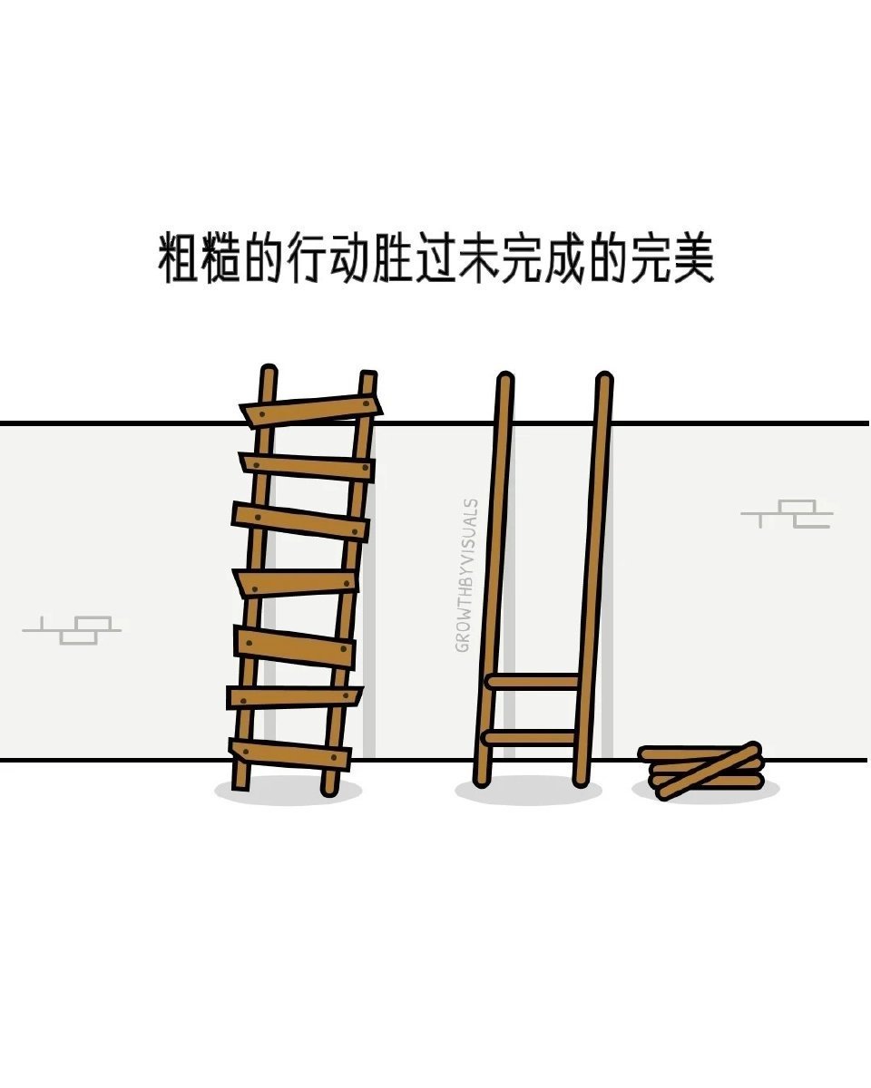 先行动，再考虑其他。 