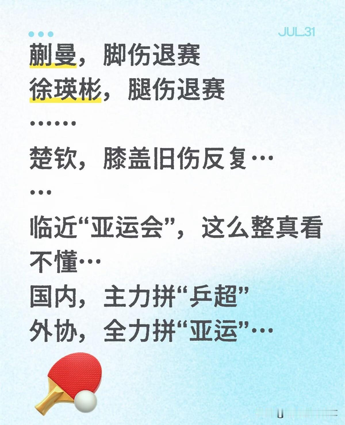 确实有点看不懂！一个乒超，打完大循环打小循环♻️，打完一循环，打二循环♻️，主力
