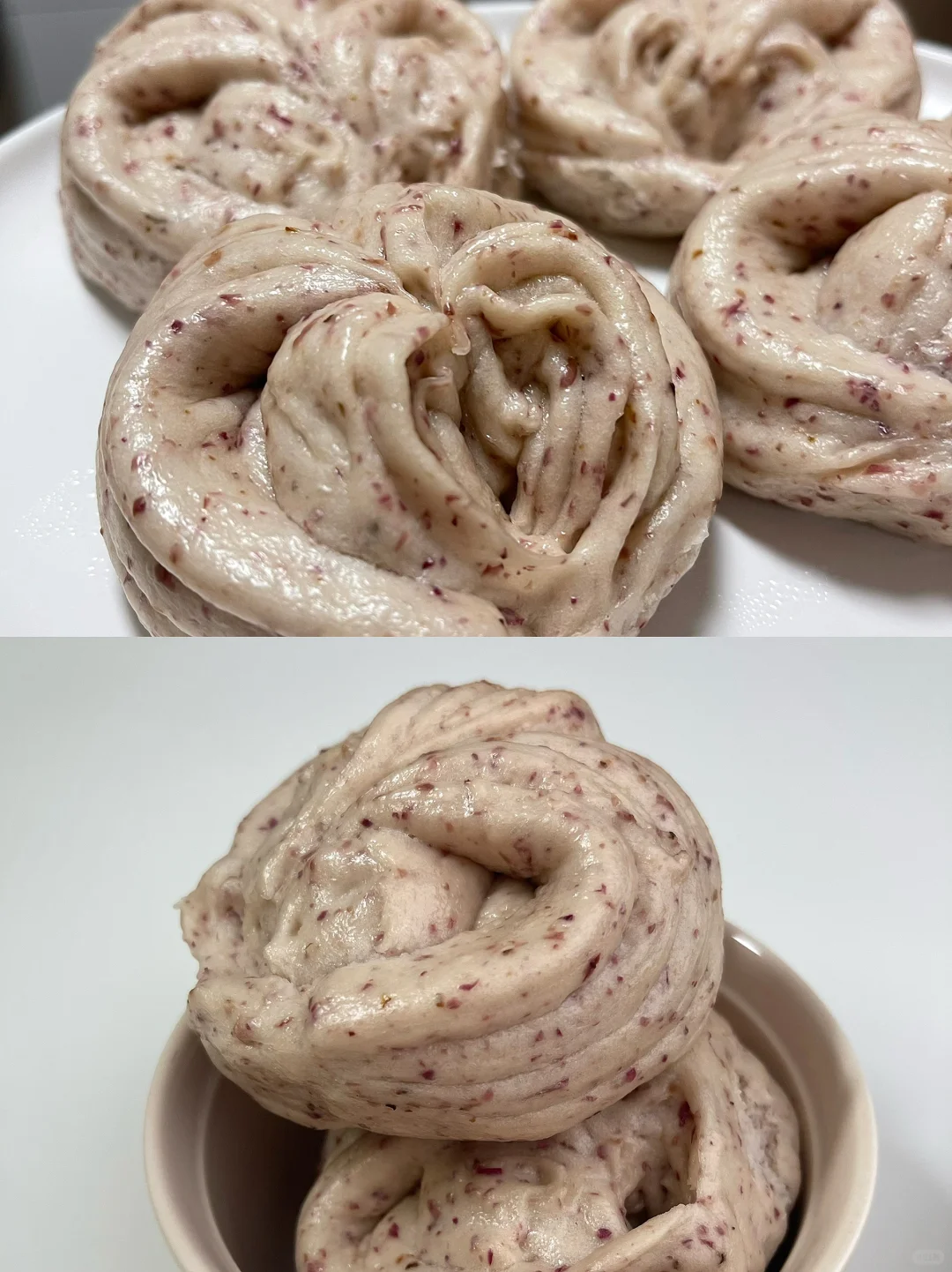 ♡ 爱心玫瑰馒头！谁懂啊馒头版鲜花饼的味道