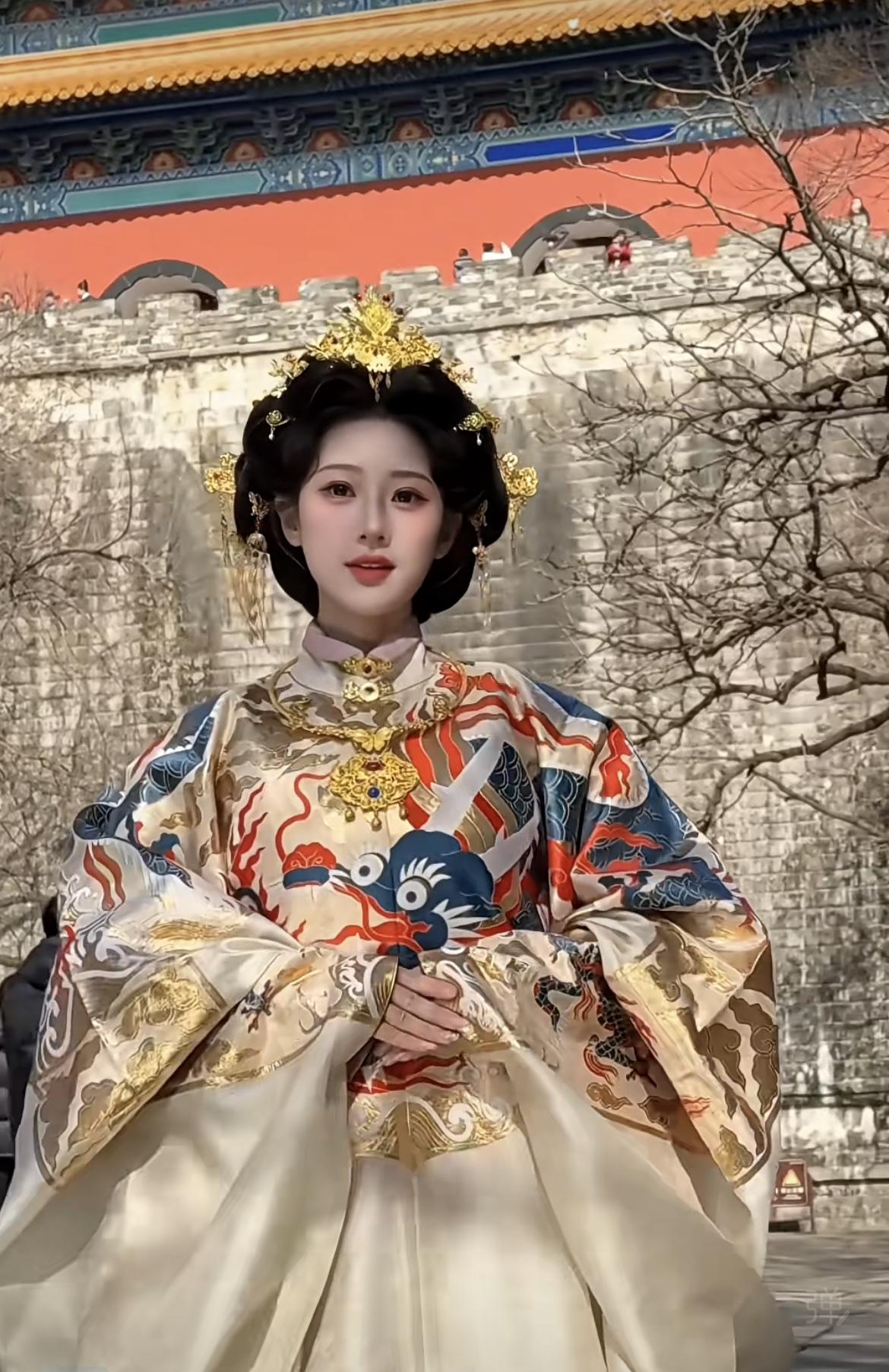 该说不说，明制汉服是真的漂亮啊，看上去雍容大气啊！

汉服