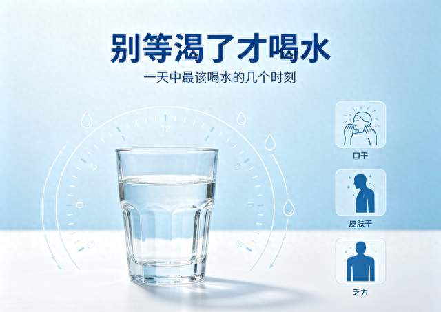 一天中最该喝水的几个时刻