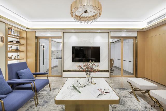 158㎡现代轻奢，时尚优雅的设计，满屋华丽的高级