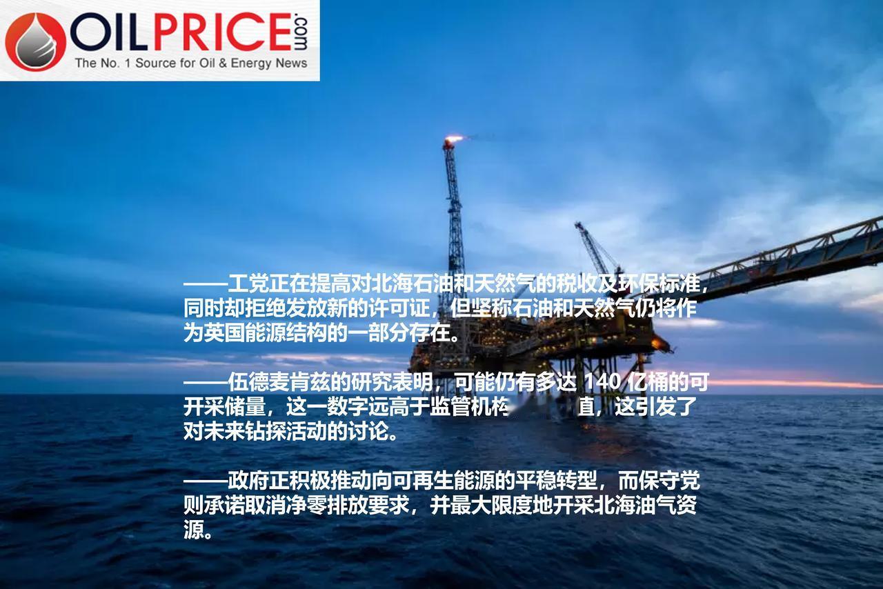 英国政府对化石燃料公司实施更严格的税收政策，其石油和天然气产业的未来面临不确定性
