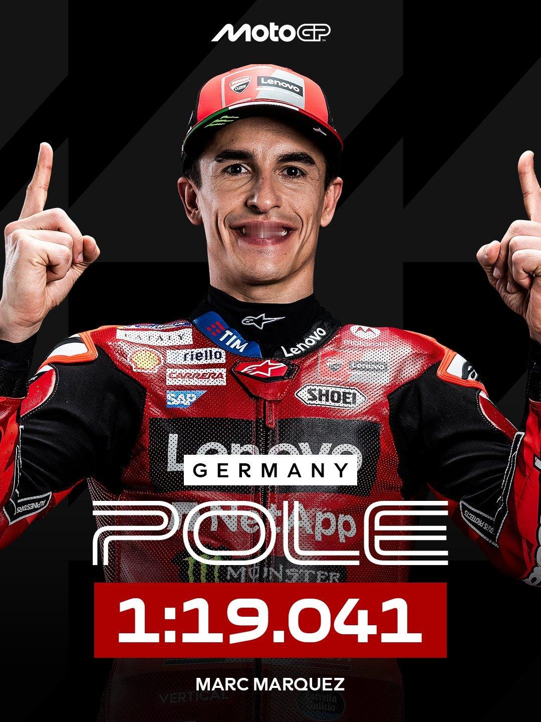 1:19.041马奎兹破纪录夺得萨克森林第9杆，职业生涯最高组别第77个杆位20