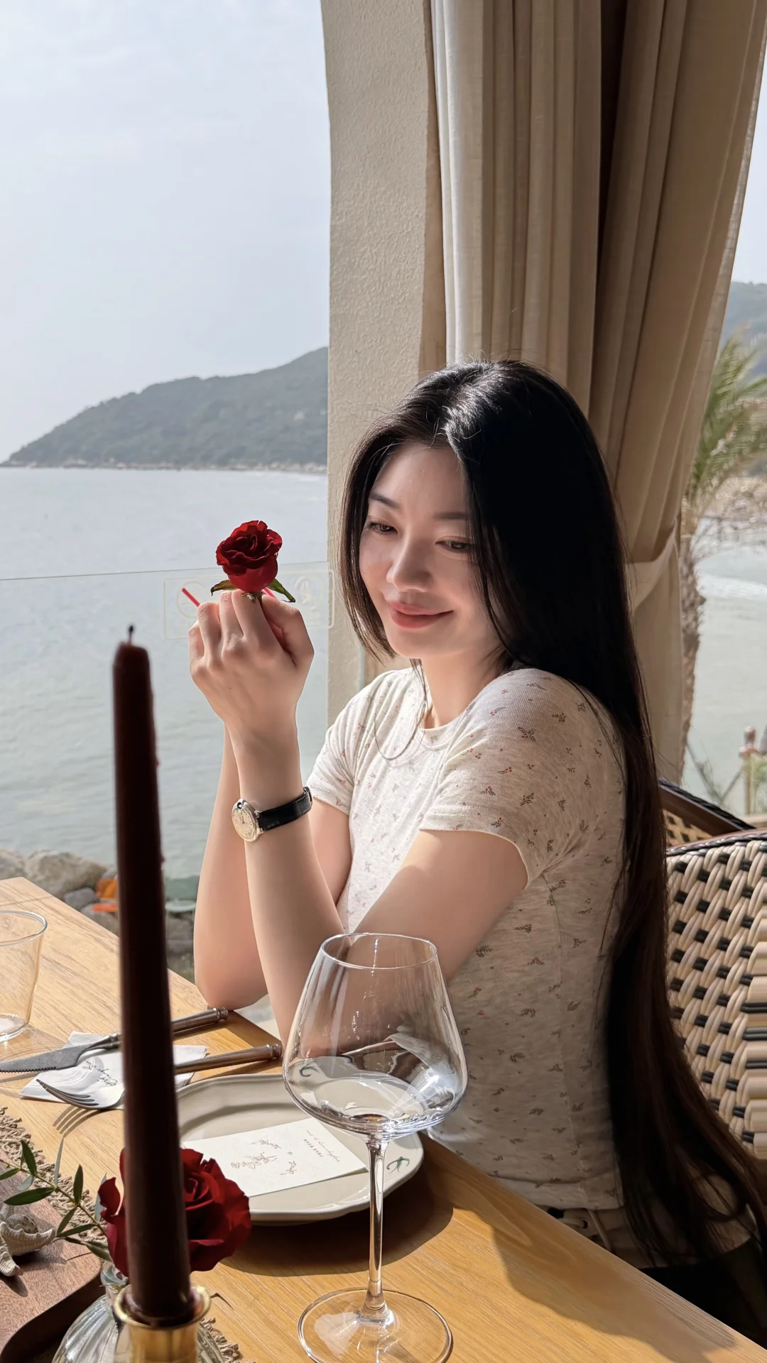 玫瑰和海都浪漫🌹