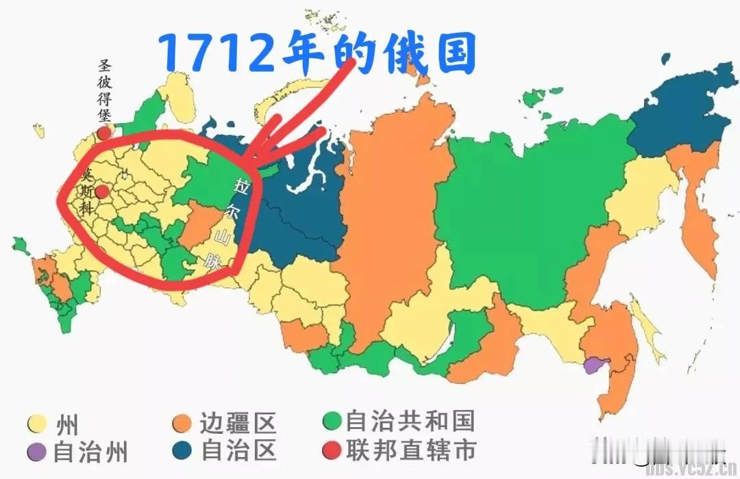 朱棣说天子守国门，于是都城从南京搬到了北京。彼得一世显然也懂这个道理，他把首都从