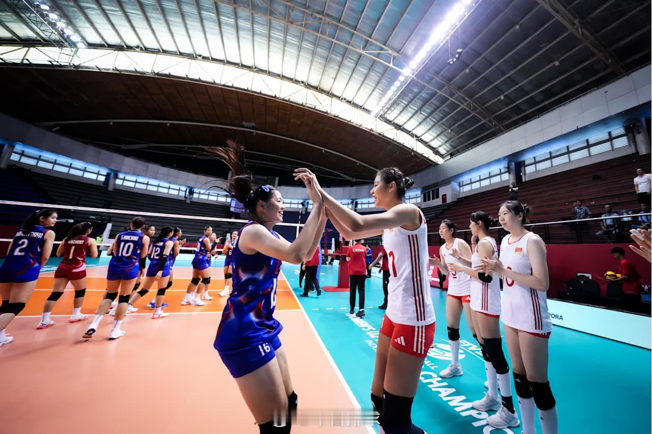 2025U21女排世锦赛 中泰比赛结束后… ​​​