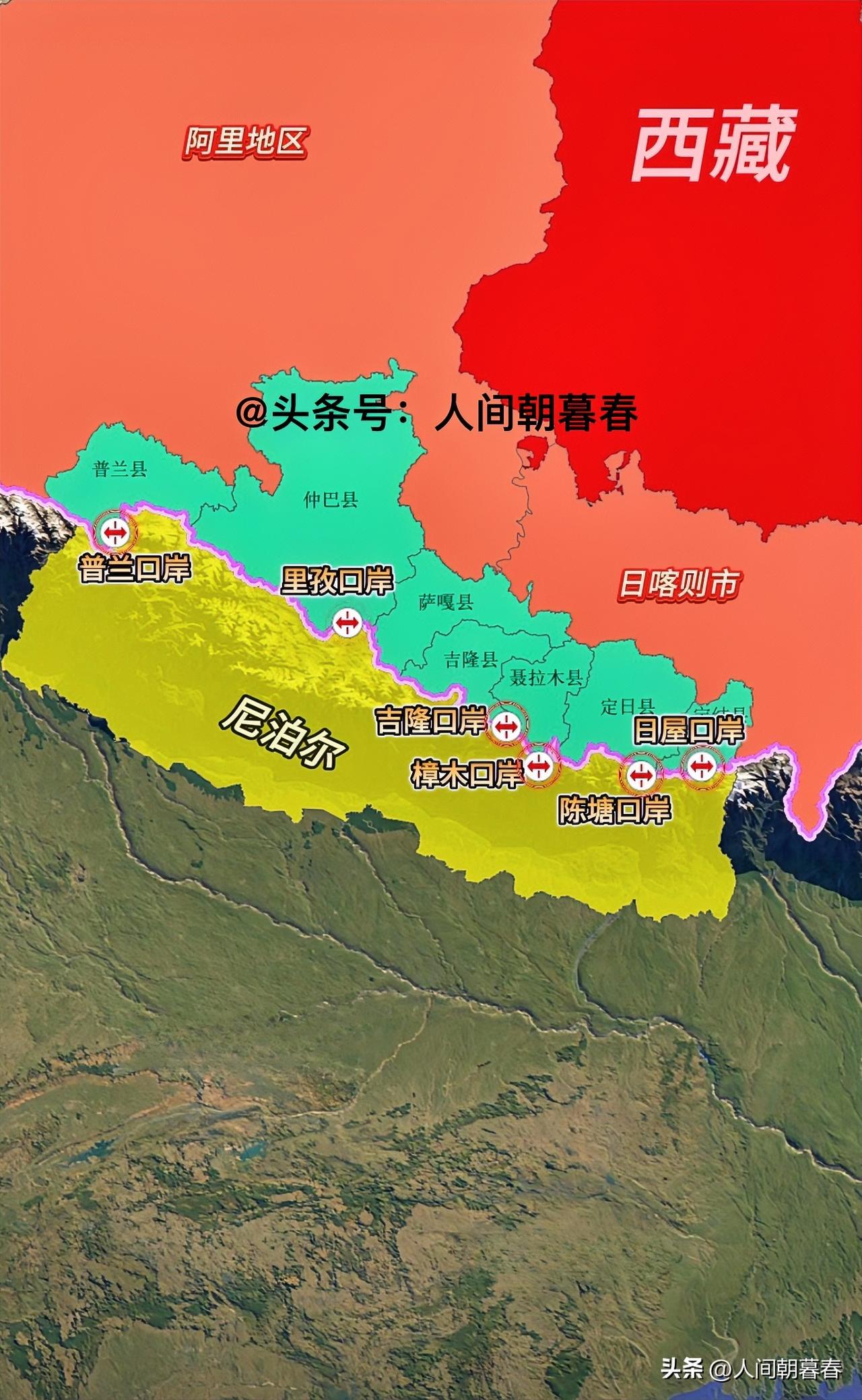 我国与尼泊尔在边境线上建设的这三个低海拔口岸分别是吉隆口岸、樟木口岸，以及陈塘口