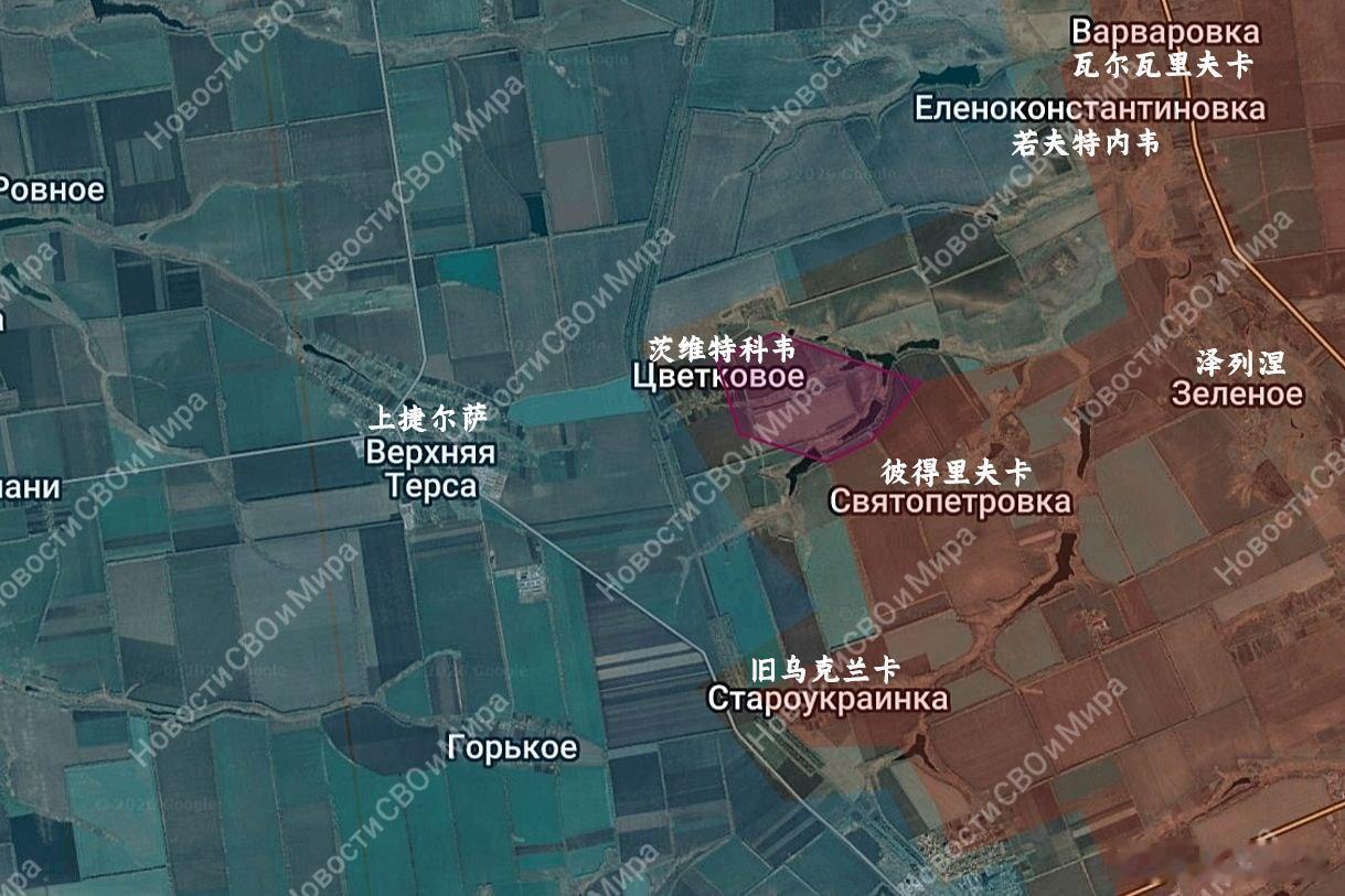 东部集群进入茨维特科韦来源：DIVGEN 🚩 Карта СВО、Новост