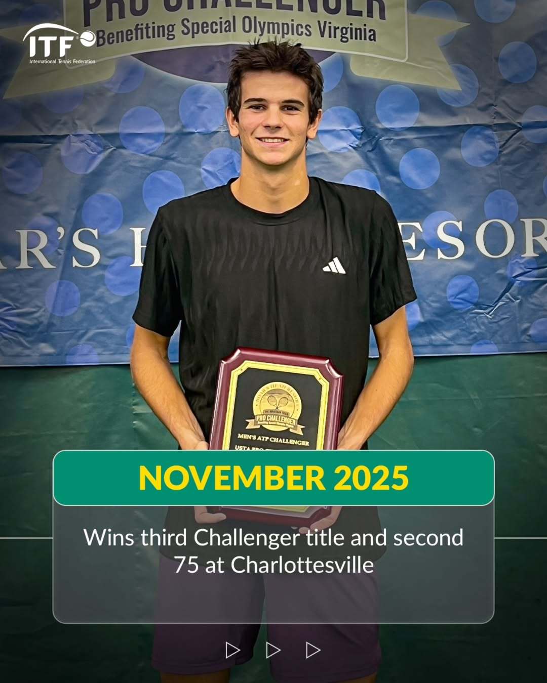 快速成长🚀19岁的西班牙小将霍达尔在ATP250马拉喀什站赢得自己的第一个巡回