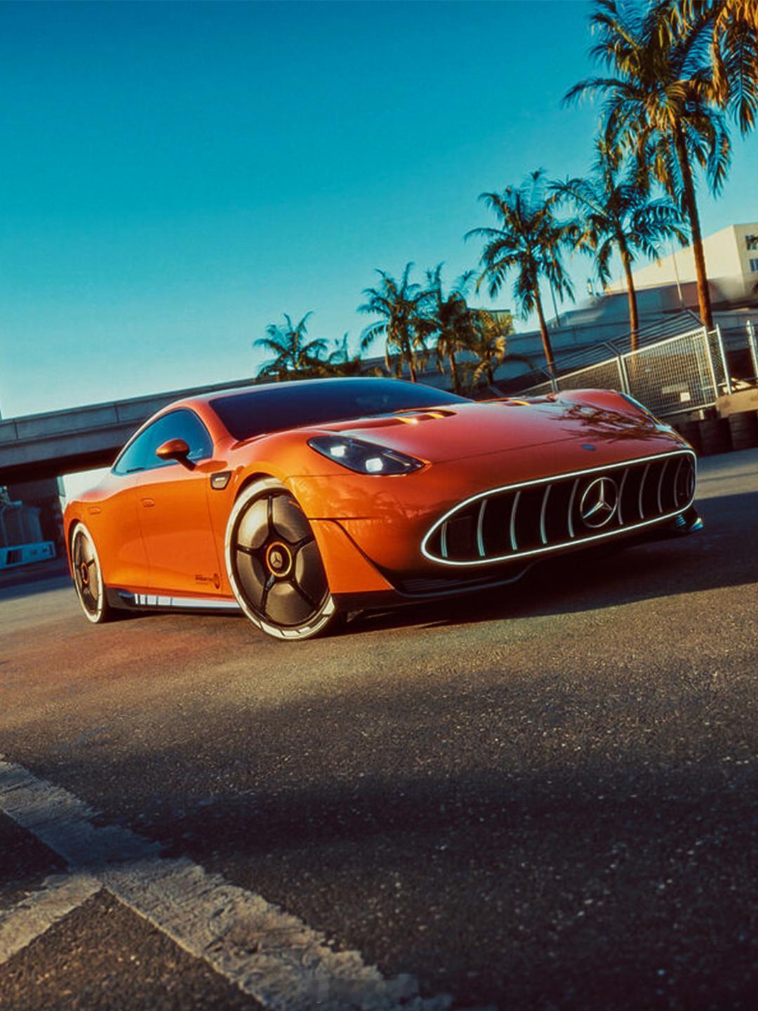 梅赛德斯-AMG GT XX概念车发布基于AMG.EA纯电架构，800伏平台，风