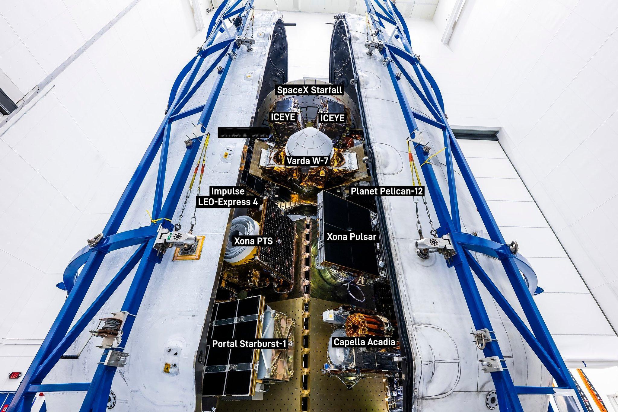 SpaceX的Bandwagon-5拼车发射任务定于10月19日周一从Flori