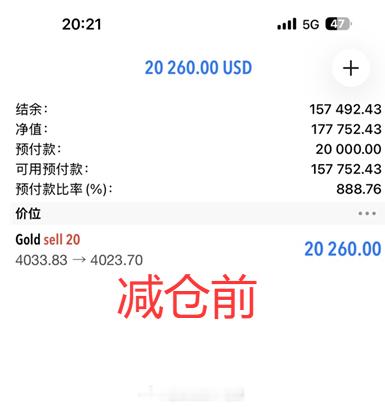 心中一口恶气狠狠的吐了出来，操！煎熬了这么久，终于是拿下100点利润了减仓的这一