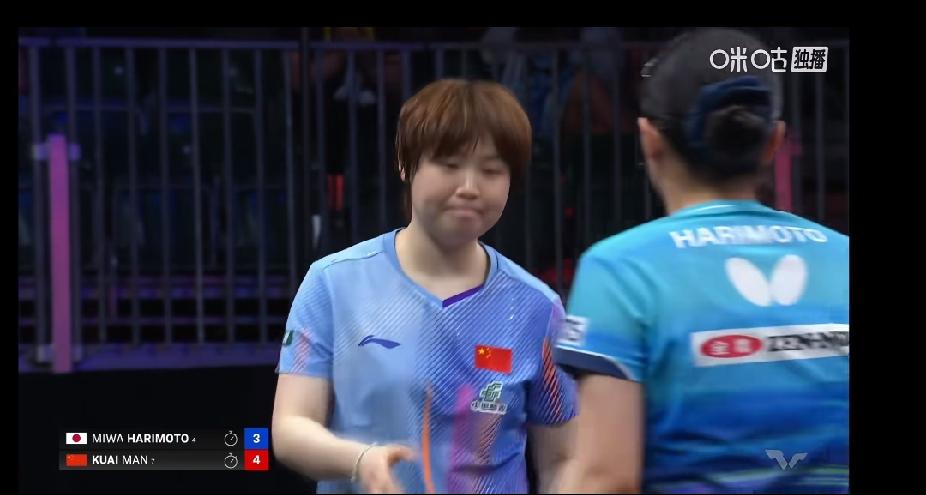 蒯曼4:3险胜张本美和！会师孙颖莎，国乒锁定冠亚军！
 
刚刚结束的美国大满贯女