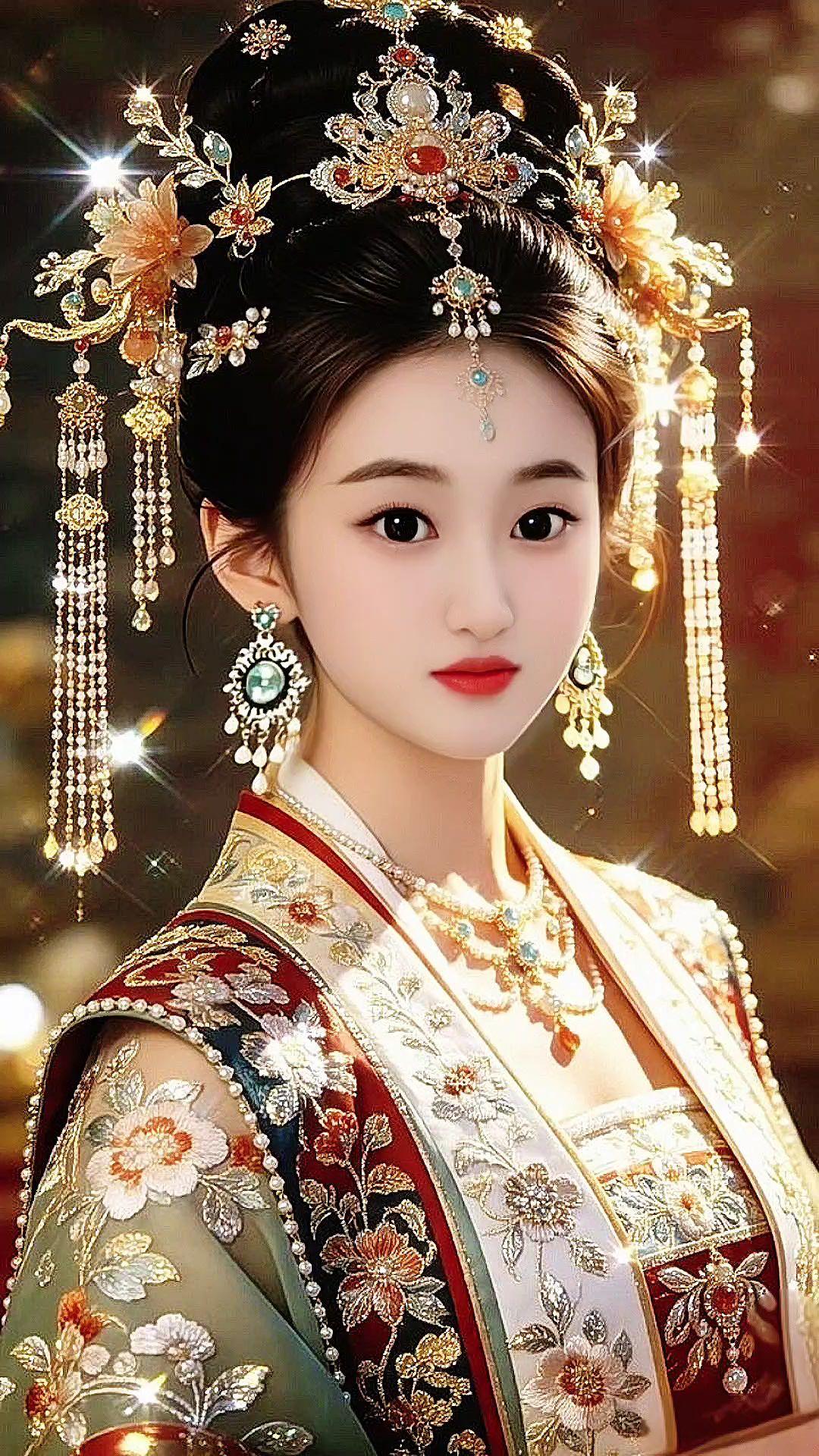 古典妆造 凤冠造型 古风妆容有多美 国风古韵 汉服