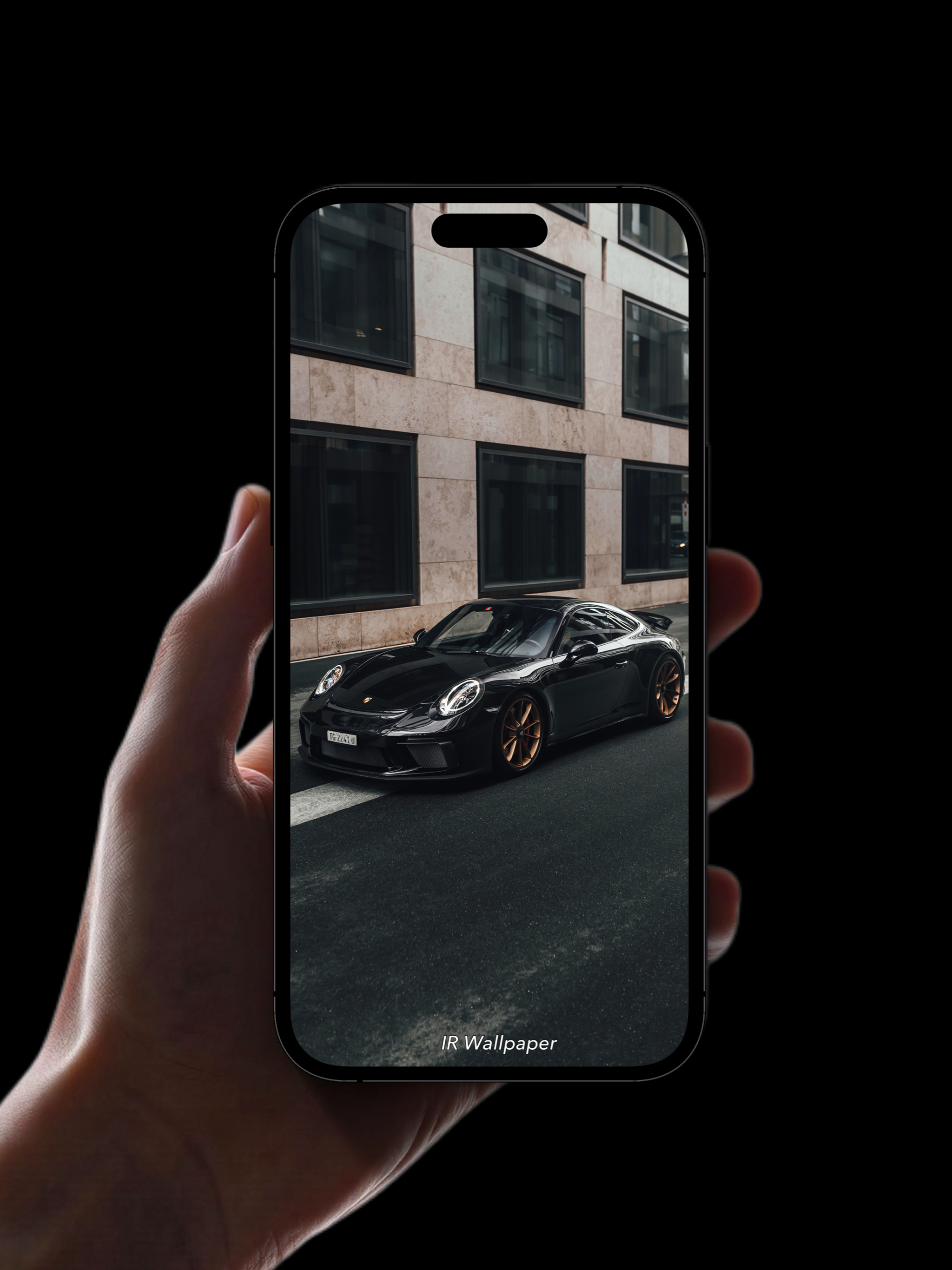 iOS黑武士保时捷911 壁纸 ​​​