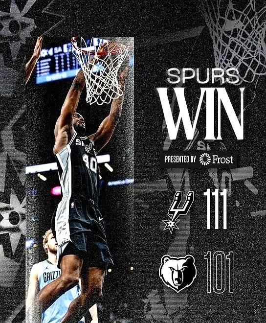 马刺111-101赢灰熊的海报刚发，评论区直接炸锅——封面居然是替补老将巴恩斯！