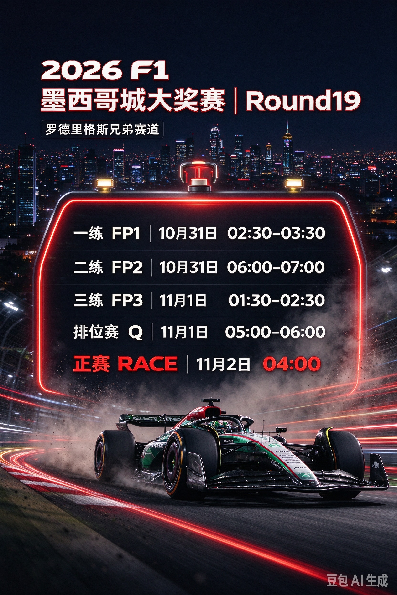 F12026年F1赛季2026F1墨西哥大奖赛2026 F1 墨西哥城大奖赛｜R