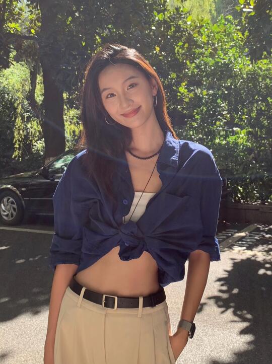 偶遇一束很美的光线！