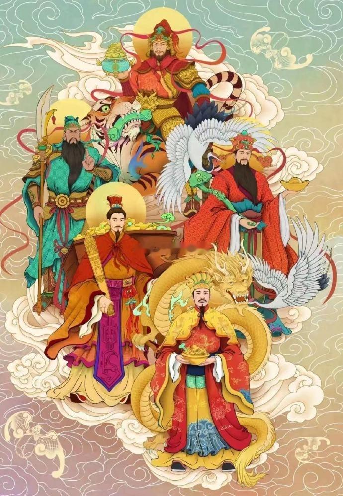 转发到自己微博，五路财神齐保佑，下半年一定发财 