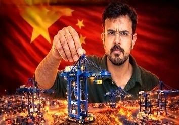 印度博主揭秘振华港机垄断本国港口，印度网友崩溃：如果中国还没有占据领先地位，那只