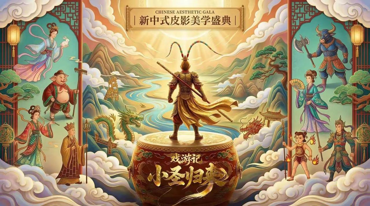 快到湖北剧场饱眼福  小圣归来了。原创Al皮影舞台剧戏游记之《小圣归来》将于20