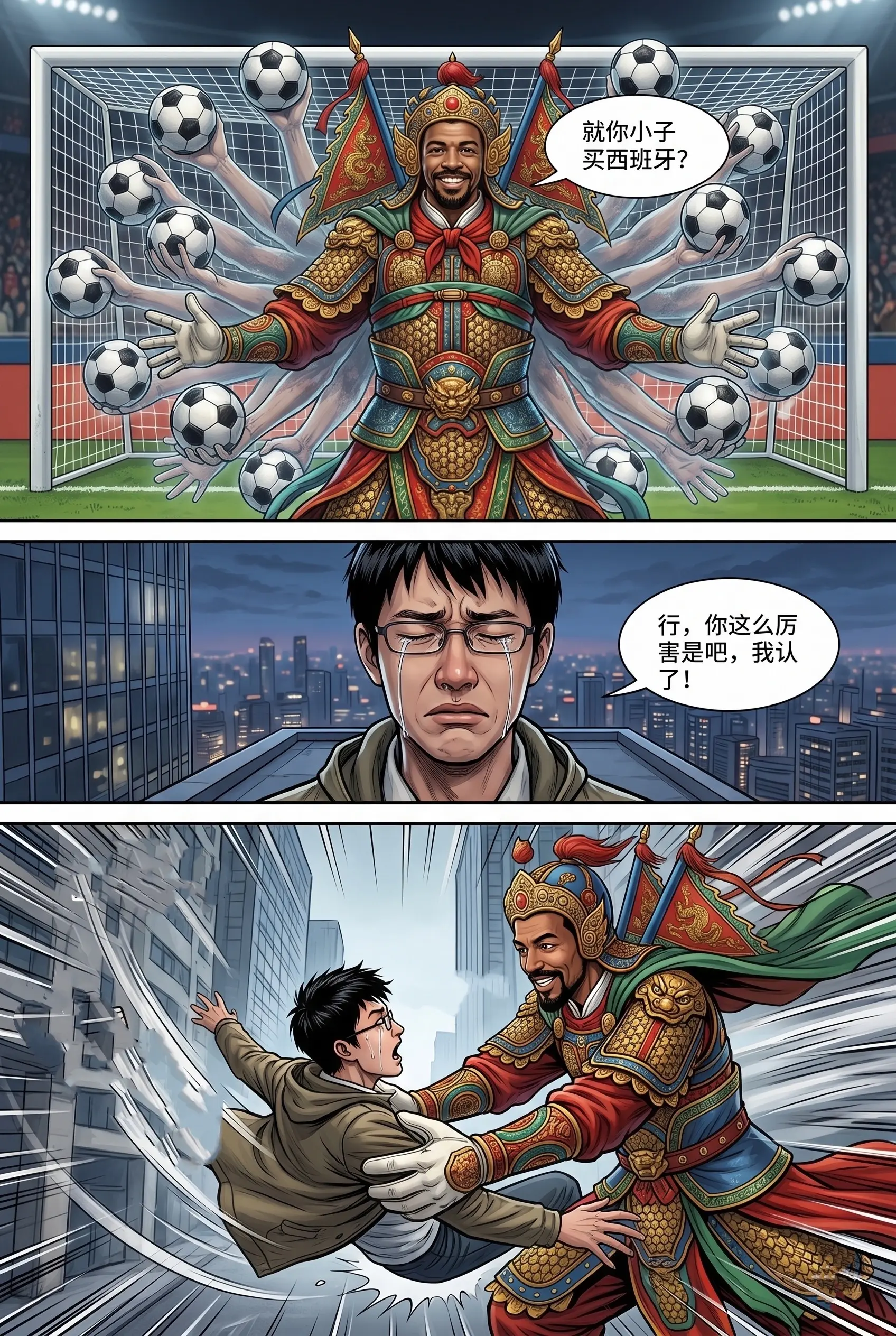 这不是门将了 这是门神。