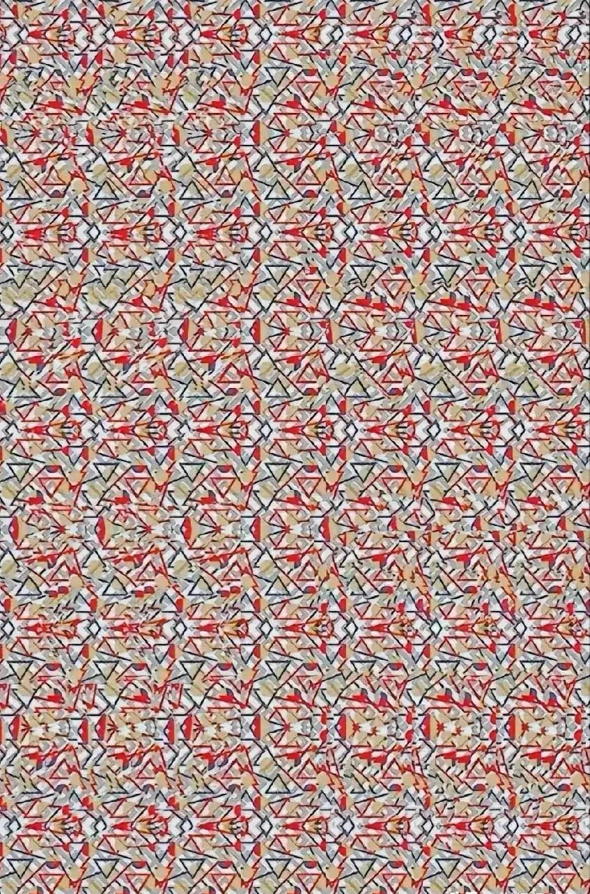 这幅图里面藏着四个字，我敢说，90%的人都看不见，能看出来的，都是视力2.0以上