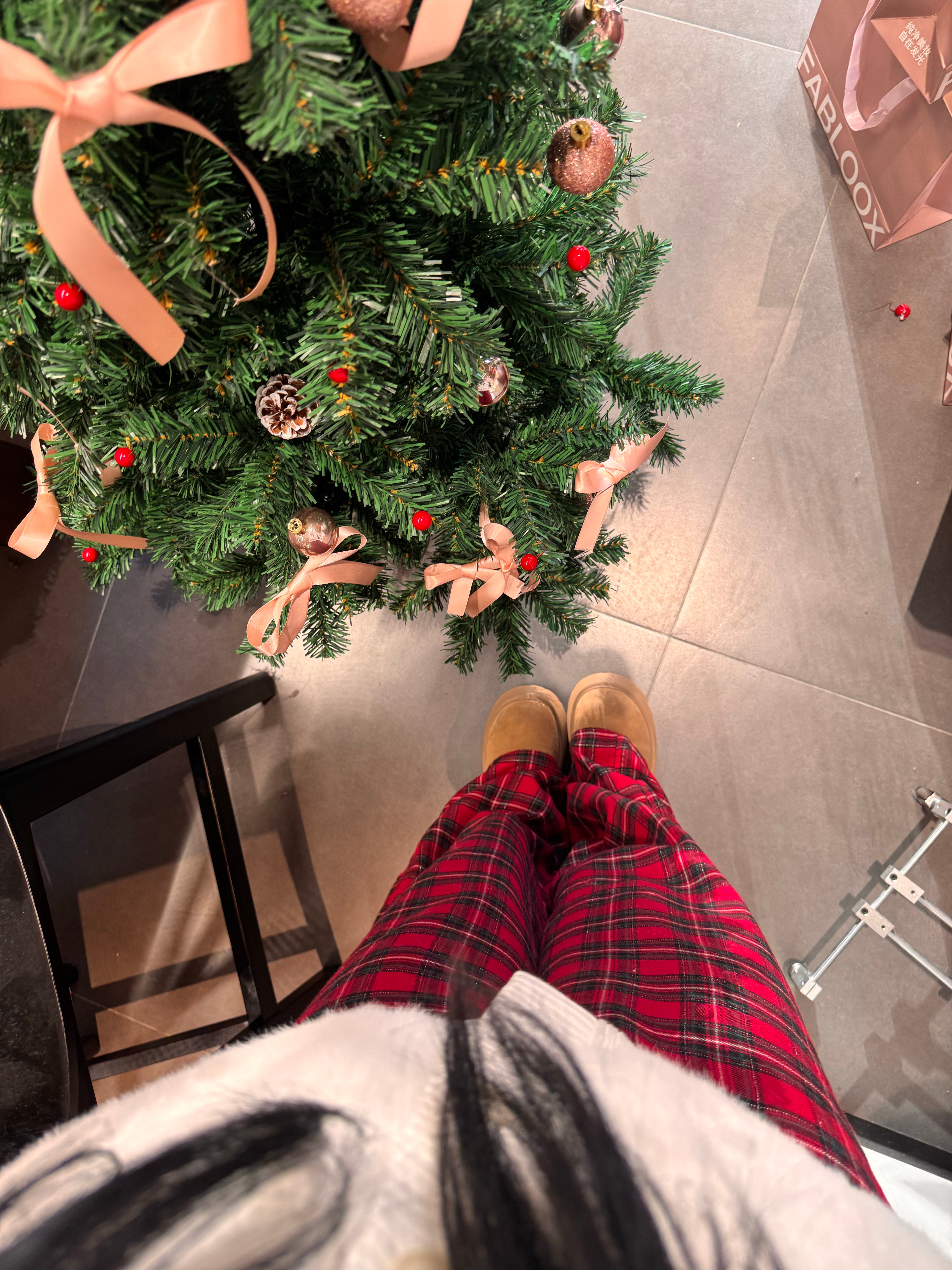 今天穿的超圣诞！ 