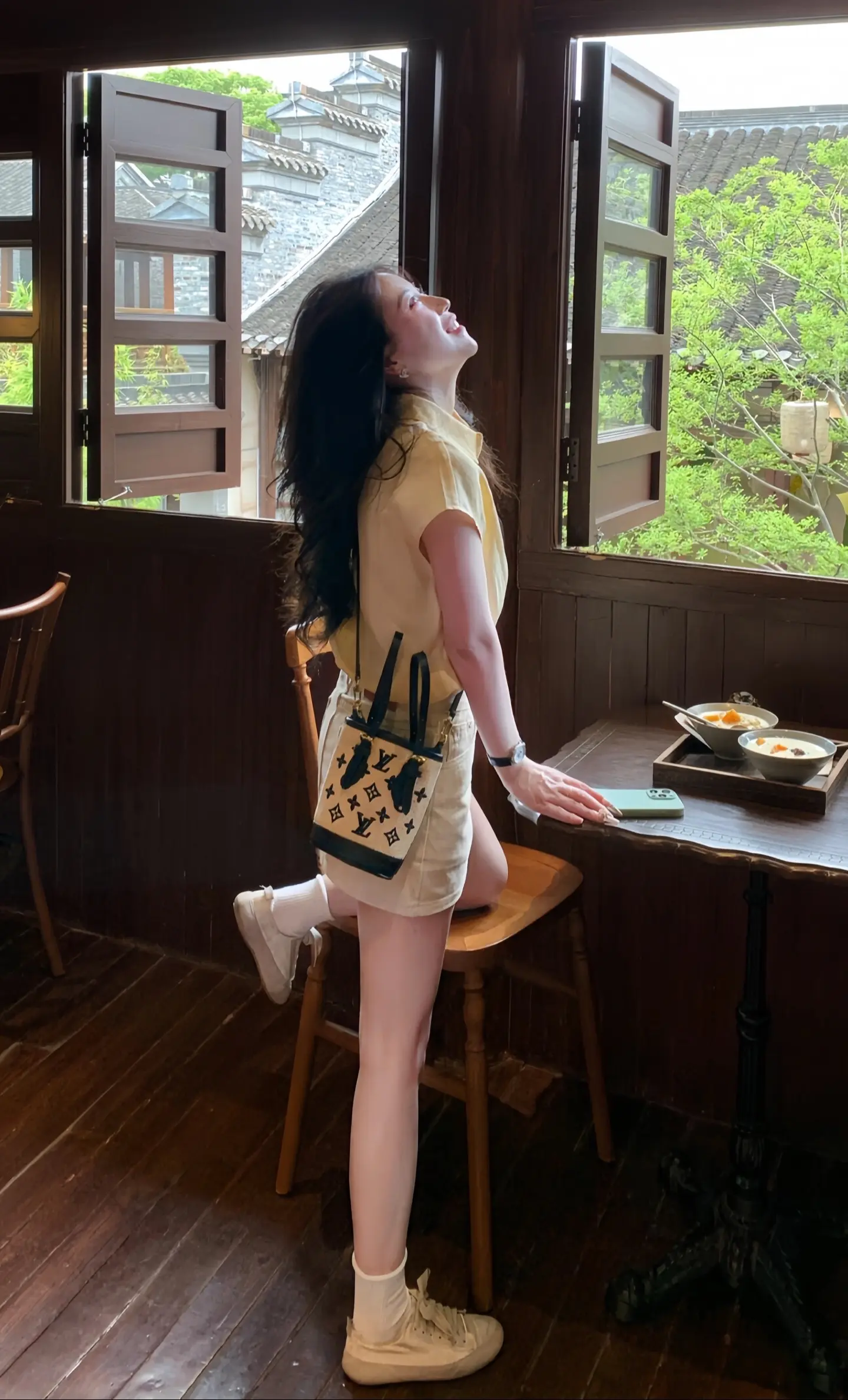 简约穿搭 韩系穿搭 夏日不费力穿搭fitcheck 小个子穿搭 短裙穿搭