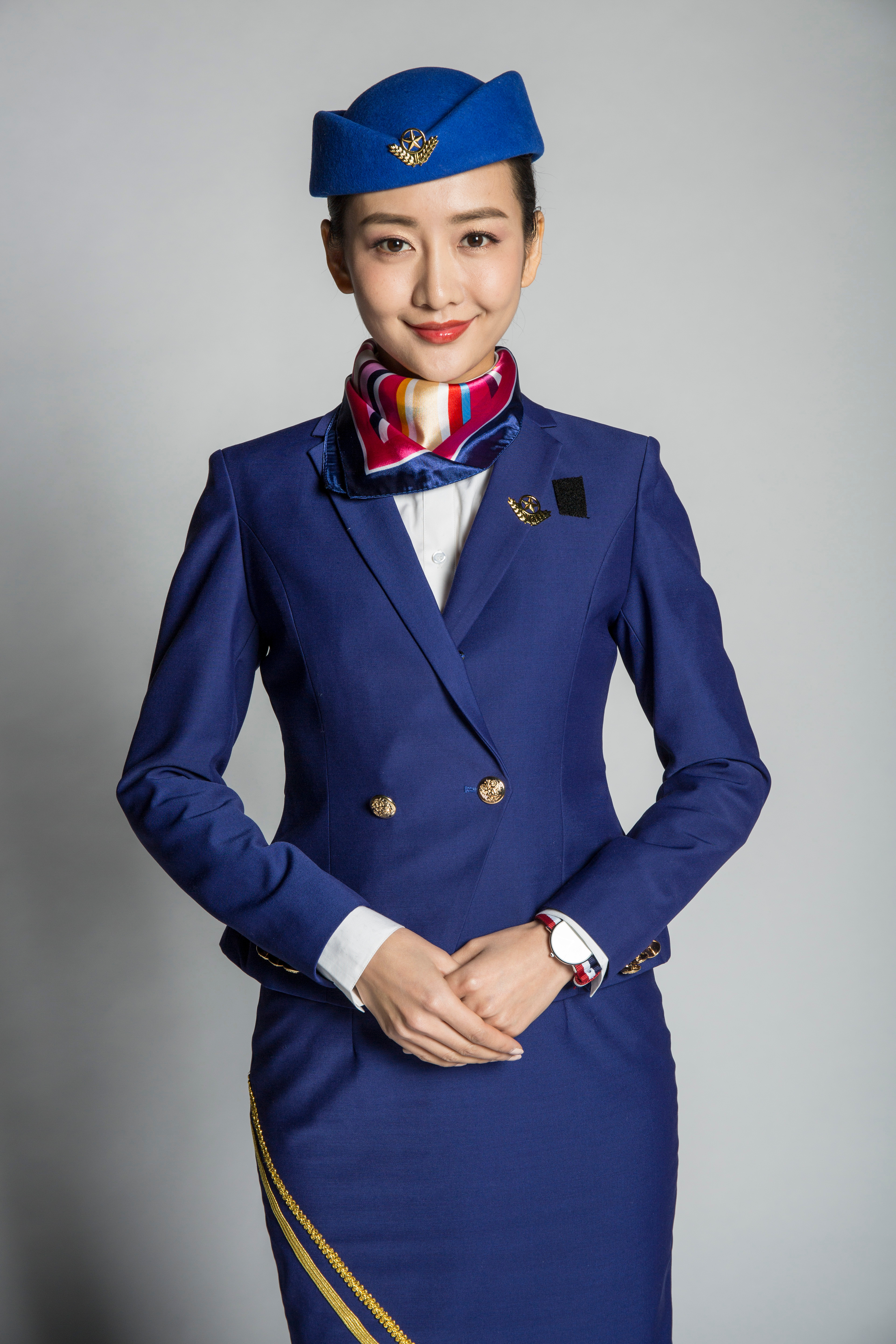 王鸥空姐制服造型，气质拿捏到位，绽放优雅魅力🟦 | 173 ​​​