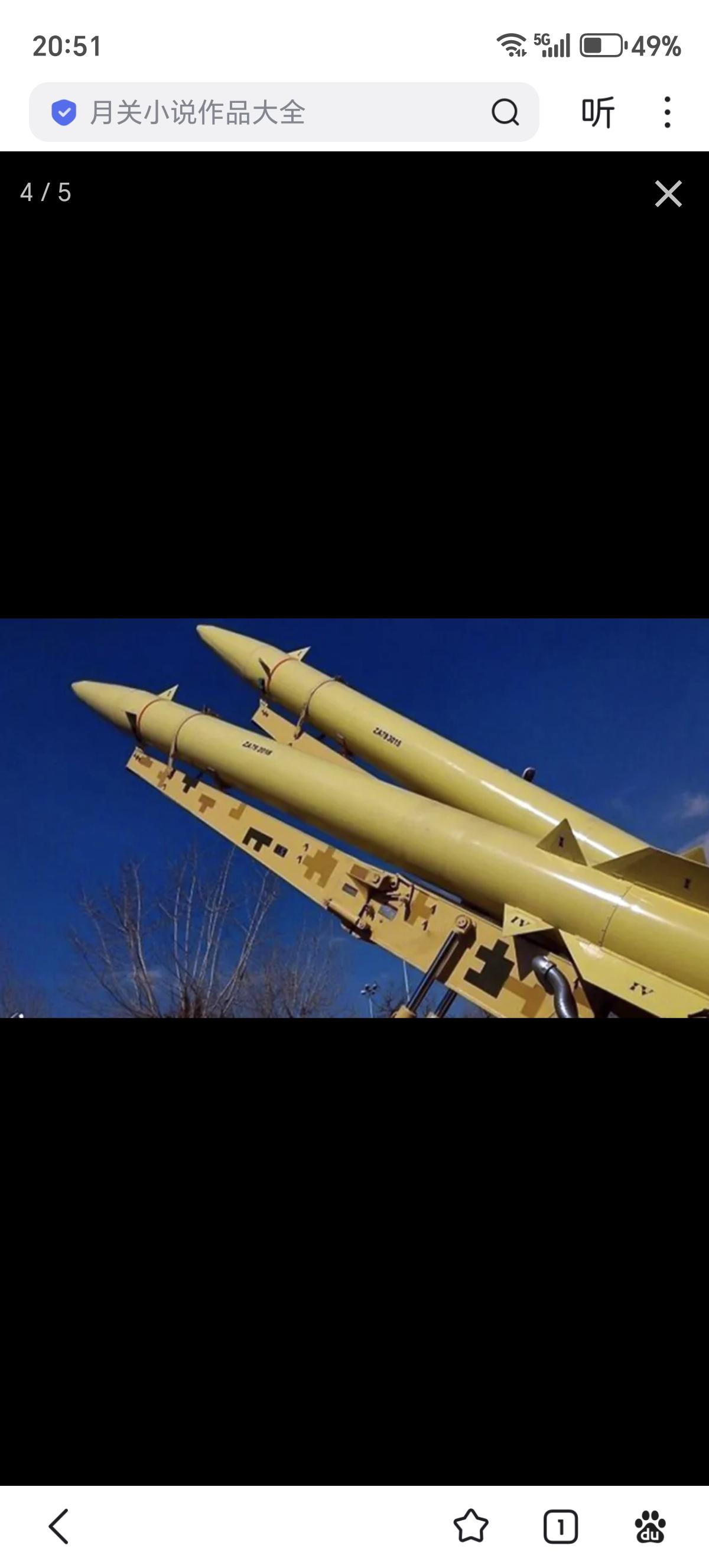 美国这回逮到了伊朗的固体燃料导弹发射车Zolfaghar弹道导弹，带有可分离弹头