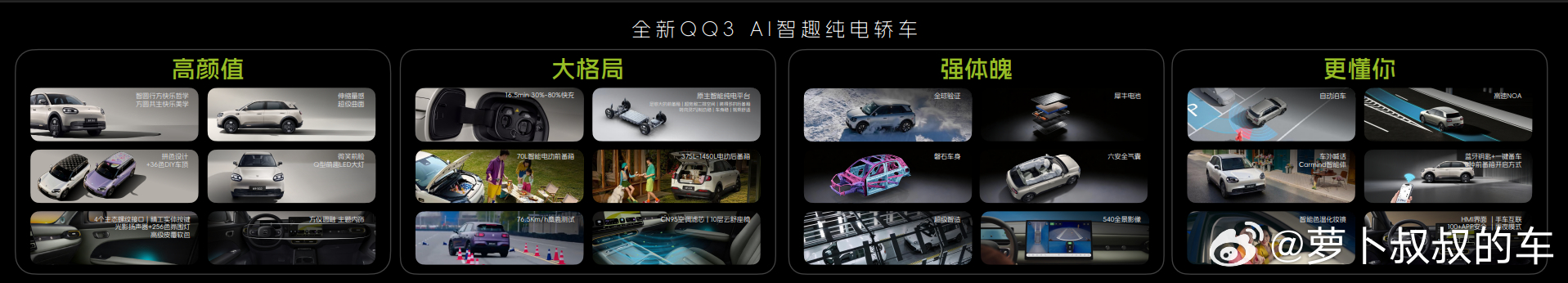 3月30日，奇瑞汽车以“王者归来 一部到位”为主题，正式发布了全新QQ3，推出4