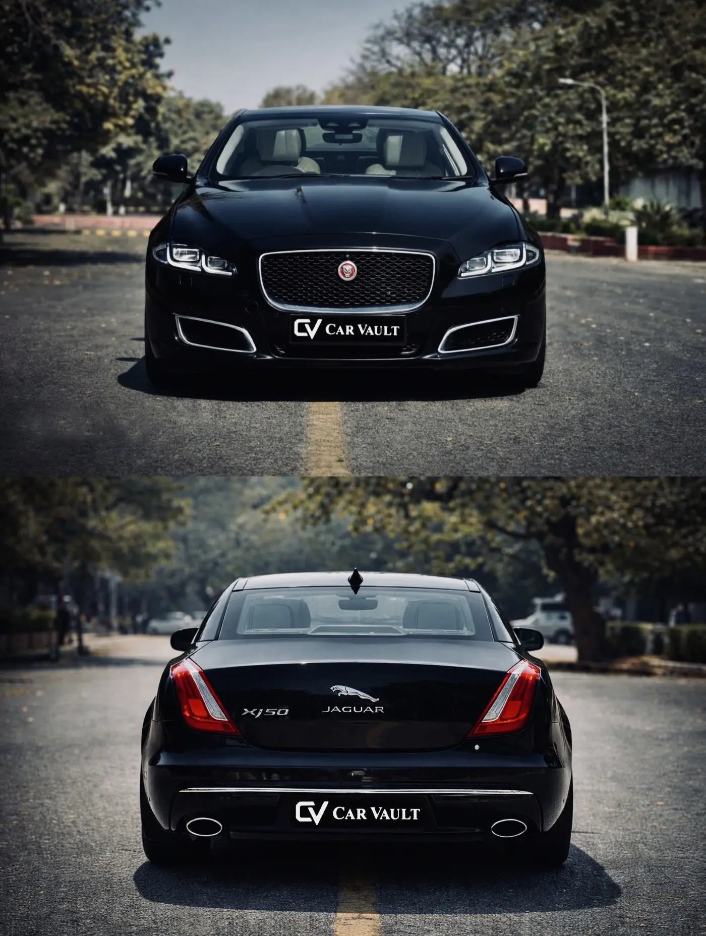 Blue Jaguar XJ50。