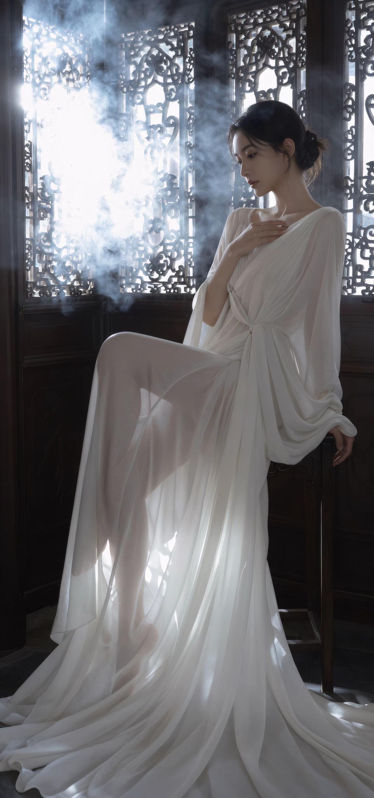 《兰与浪》

我把你放在哪呢
放在古色古香的居室内
还是放在潮起潮落的海边
我深