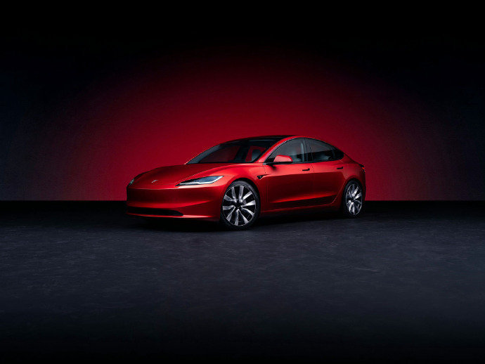 特斯拉Model 3新改款2024款特斯拉 model3焕新版发布！全新设计的前