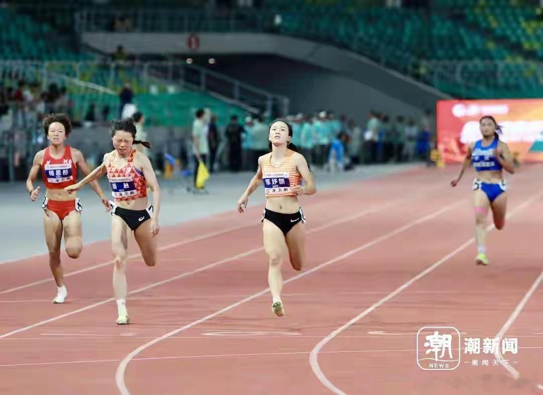 陈妤颉晋级田径全锦赛女子100米决赛网友：小孩姐又来抢金牌了！田径全锦赛顺利晋级