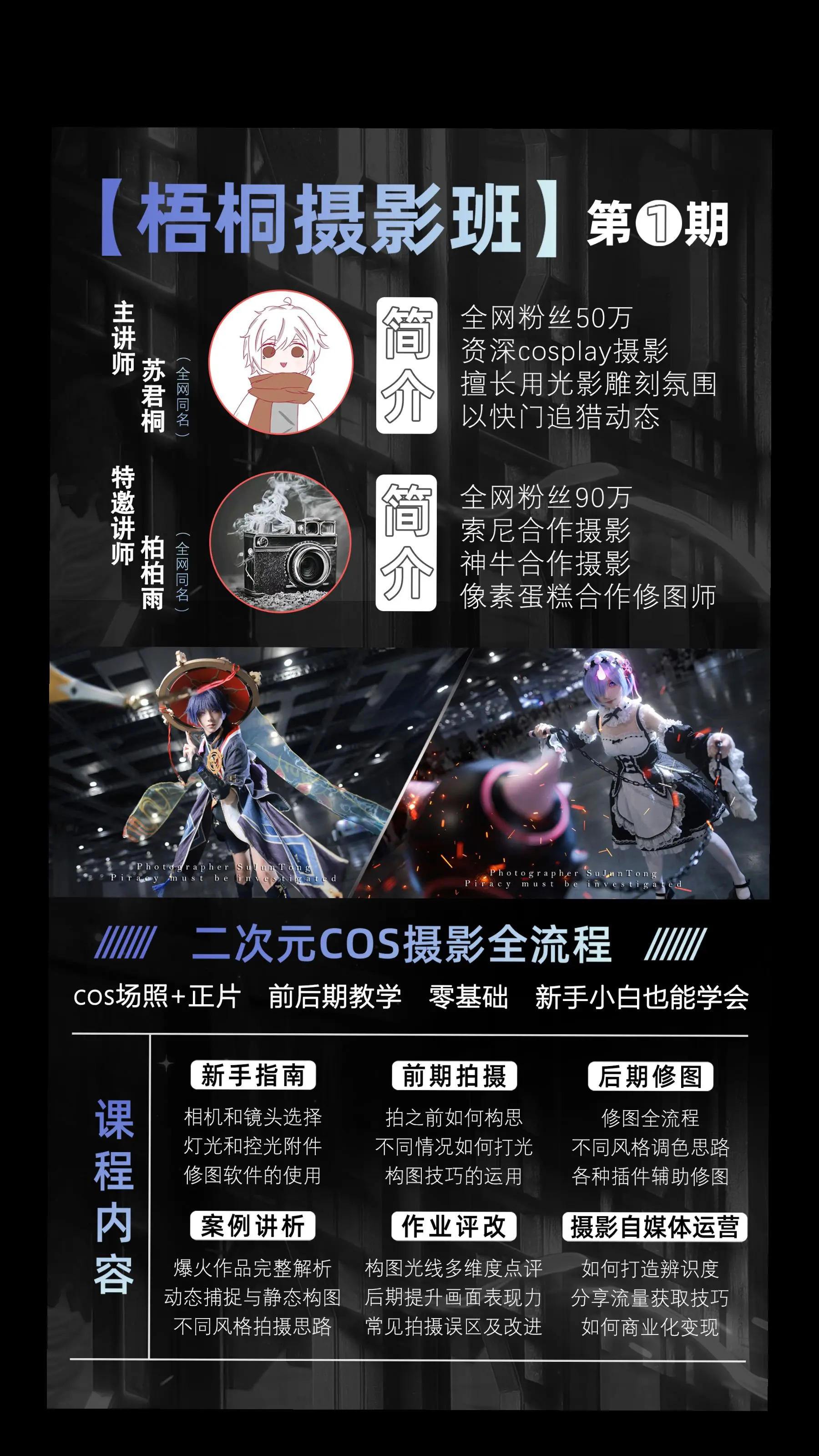 4月9日，摄影课开课啦。