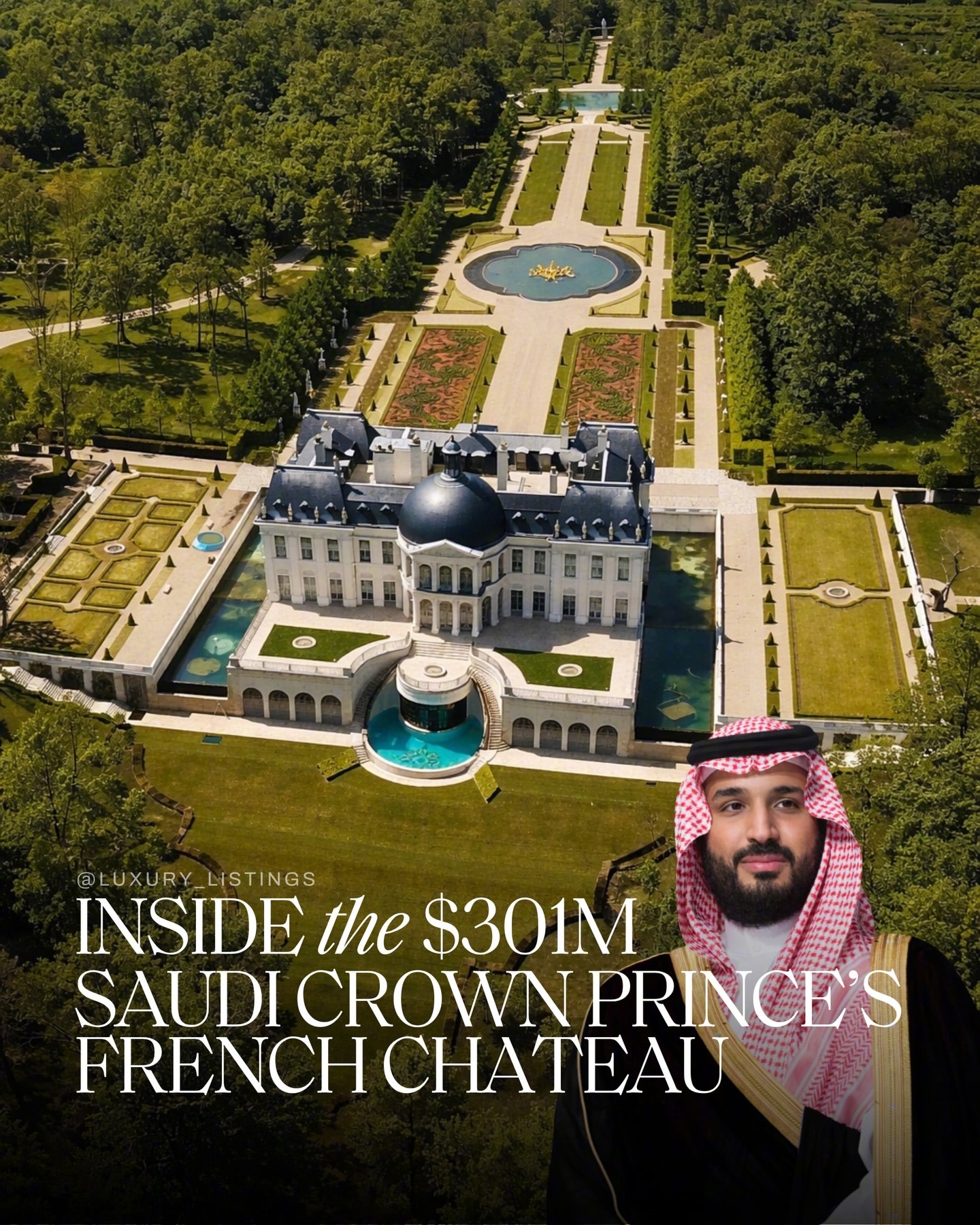 沙特阿拉伯的王储、首相穆罕默德·本·萨勒曼以约 3.01 亿美元的价格买下了巴黎