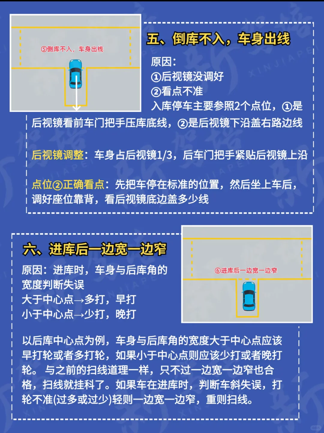 科目二倒车入库全解‼️