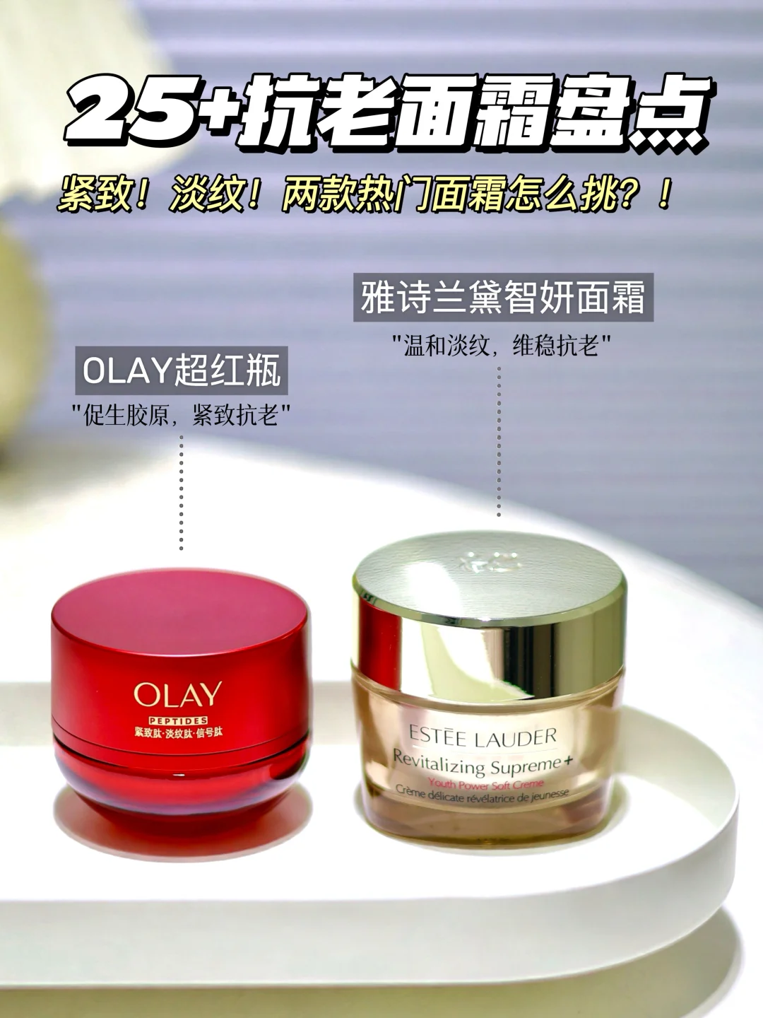 抗老之路不迷茫，两款面霜帮你指明方向！