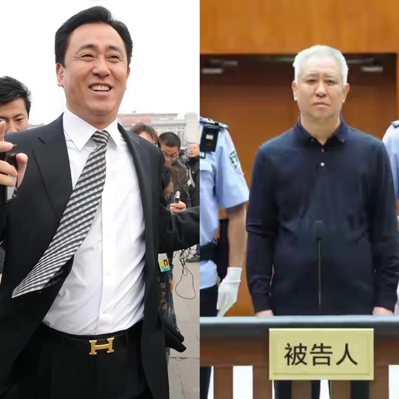 换谁都笑不出来了
不少人看到庭审画面，感慨许家印一夜之间头发眉毛全都变白，以为是
