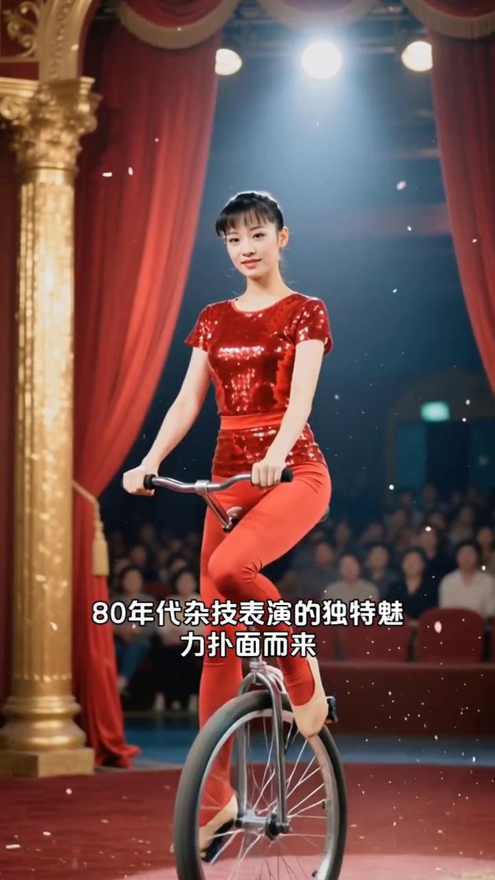 80年代杂技传奇。
耳边响起熟悉的锣鼓声，眼前是五彩斑斓的道具，80年代杂技表演