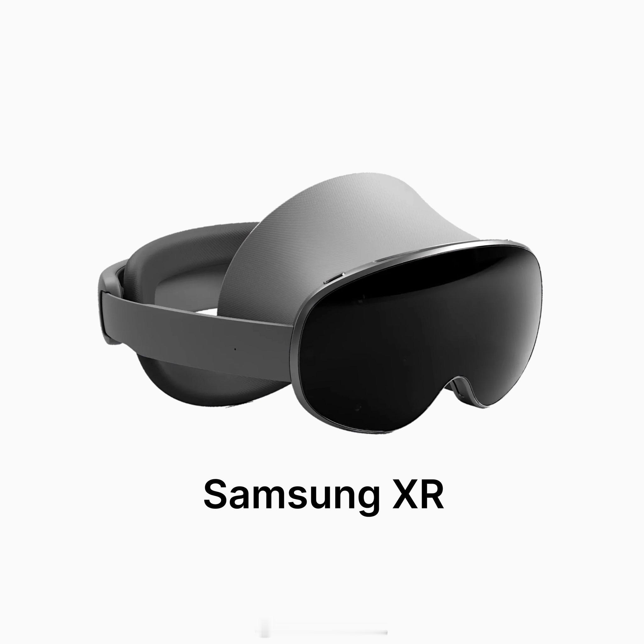 三星的 XR 眼镜，外观就硬抄 Apple Vision Pro 呗？？[裂开]